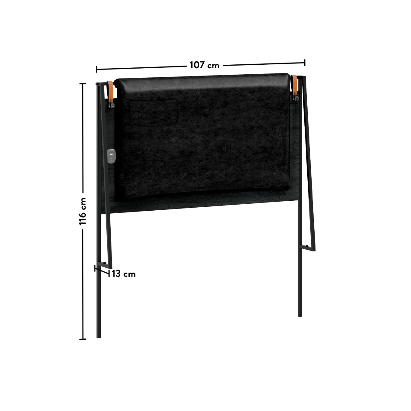 Kopfteil Dark Metal 100cm 6