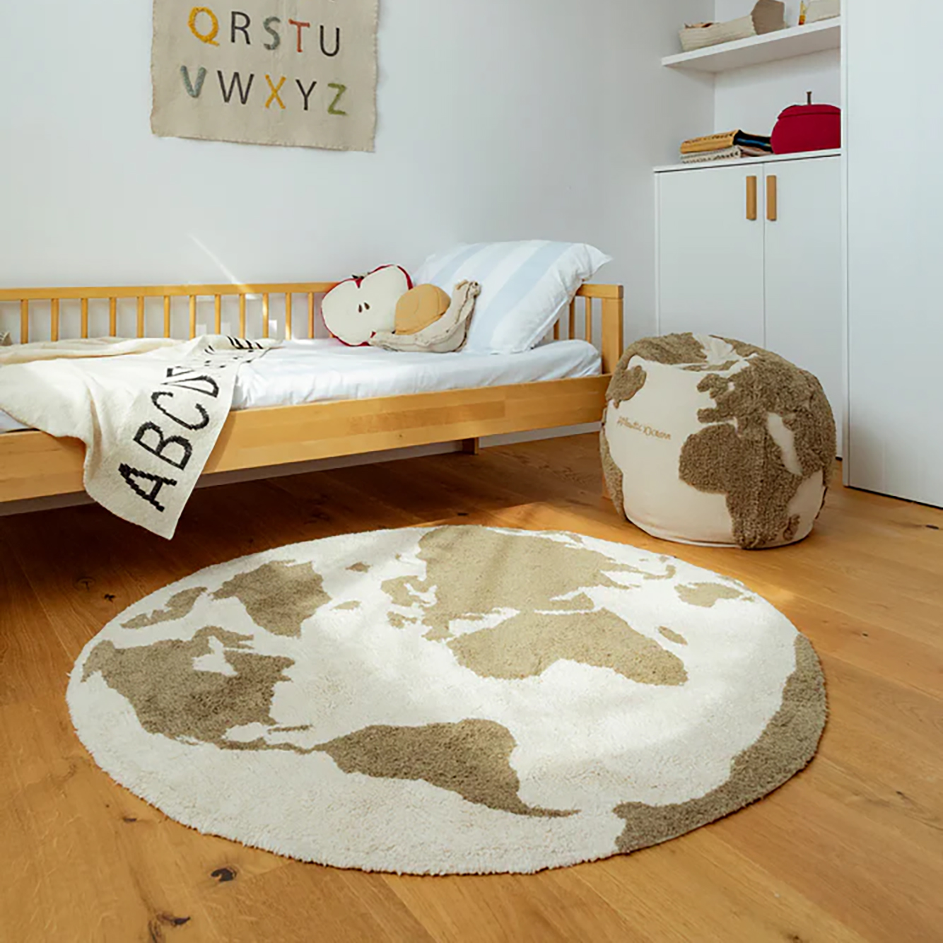 Sitzkissen Weltkarte Rugcycled 5