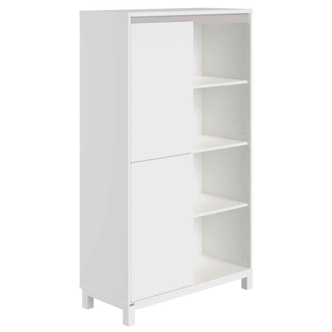 Regal Olli mit 2 Türen links Grau