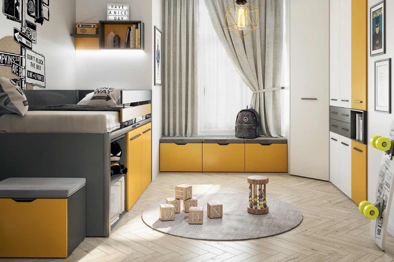 Kinderzimmer Bloom Urban Set 6