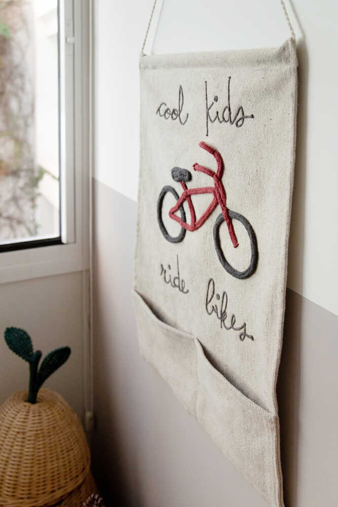 Wandtasche Cool Kids Ride Bikes 2