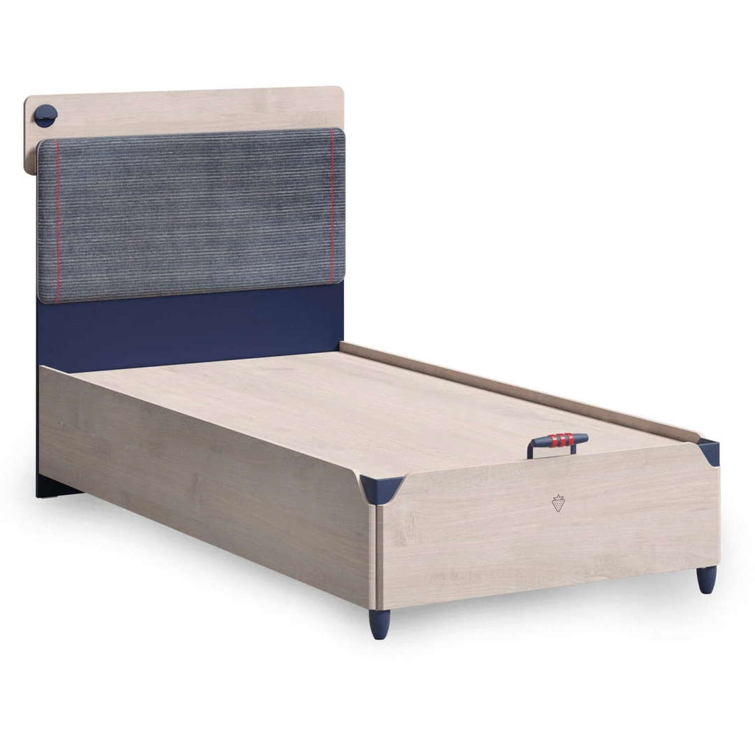 Bett Trio Line, mit Stauraum, 100 x 200 cm 1