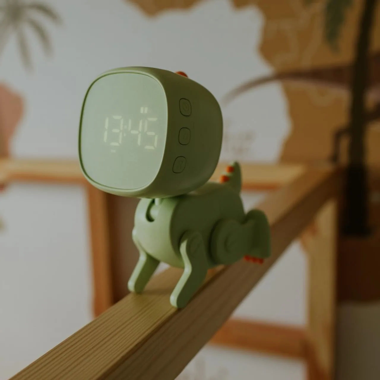 Wecker Roboter Dino Grün #2