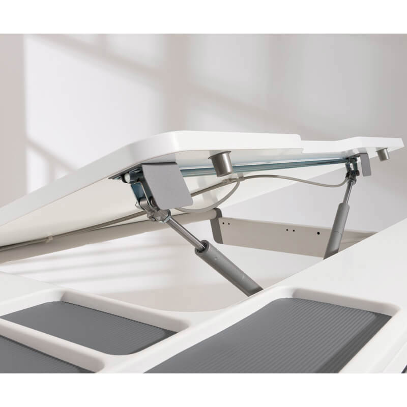 Schreibtisch Jaro Weiss für Linkshänder 4