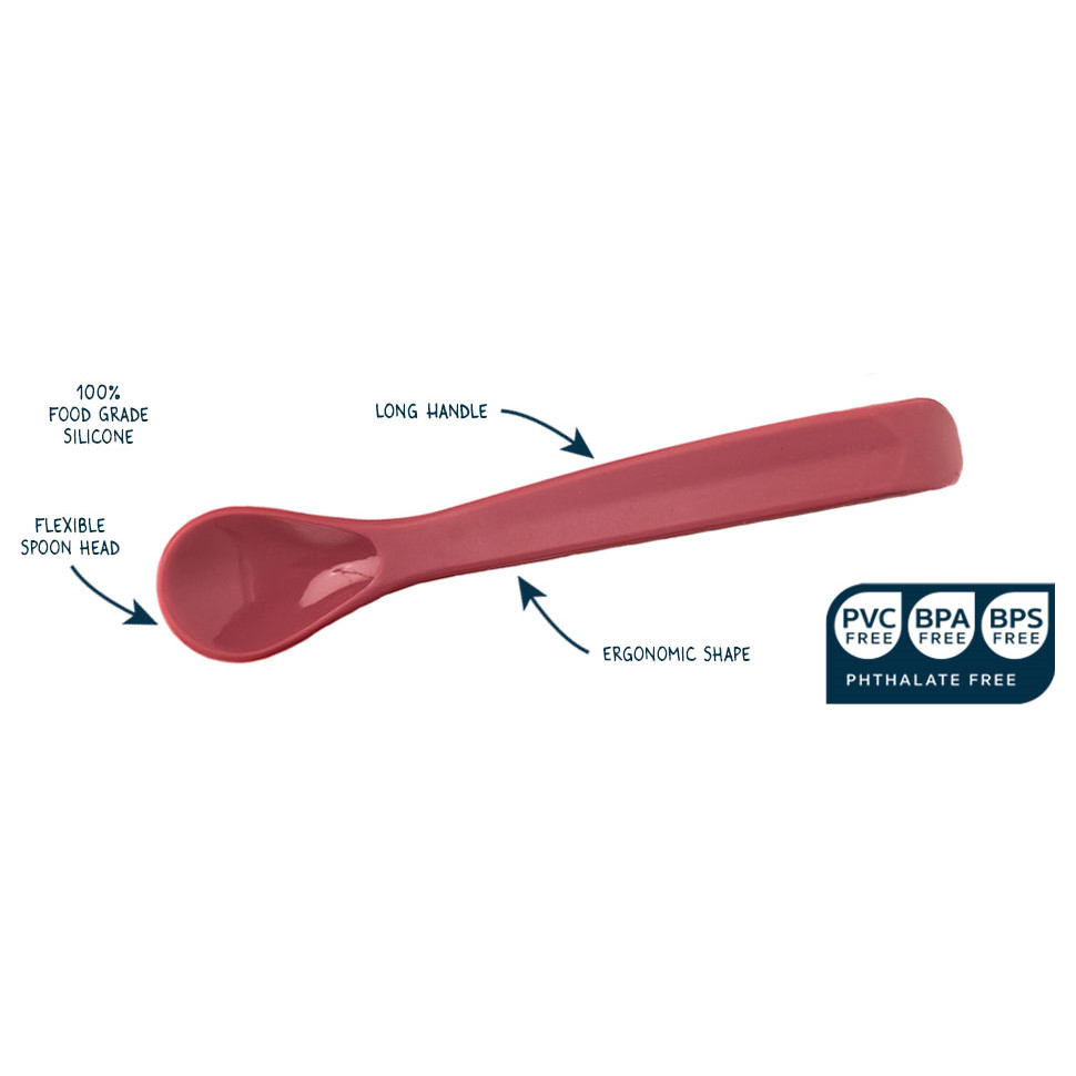 Silikonlöffel-Set Rosa 2