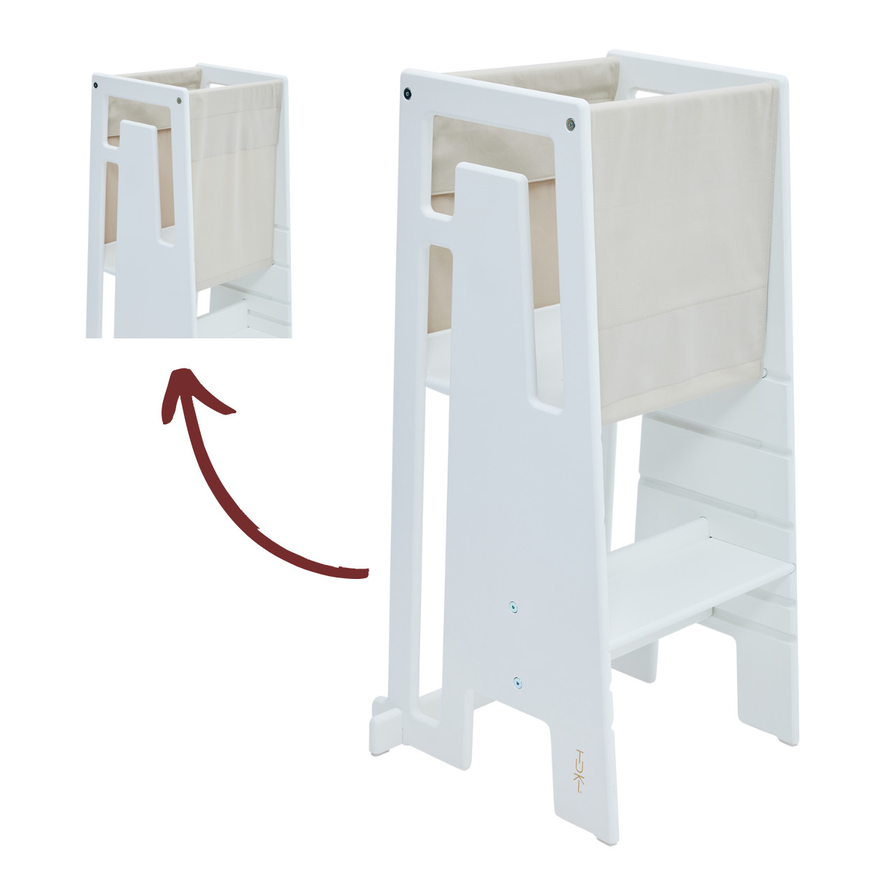 Entdeckertuch Tuki Sand 2