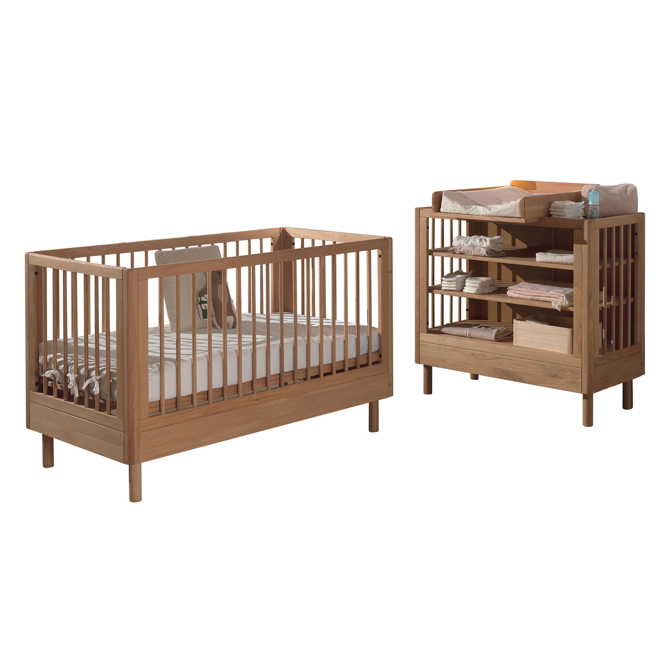 Babyzimmer Forrest Eiche 3-teilig Set C