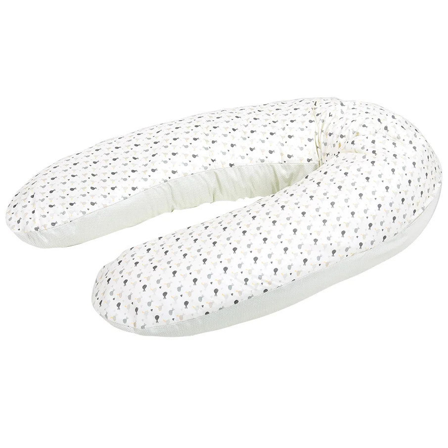 Stillkissen Graue Vögel 1