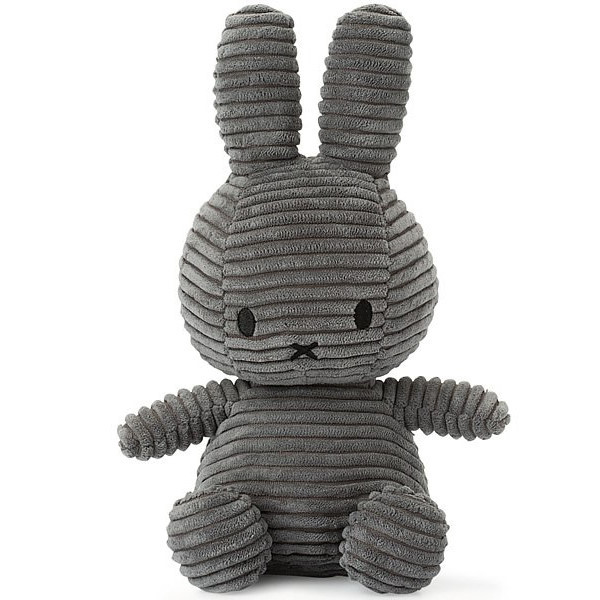 Miffy Kordsamt Grau 50cm 1