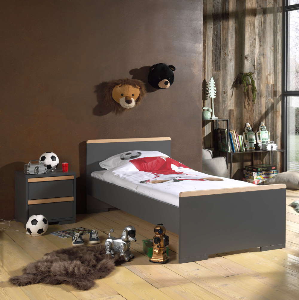 Nachttisch London Anthrazit 3