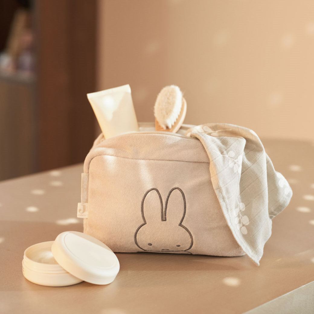 Pflegetasche Frottee Miffy Nougat 2