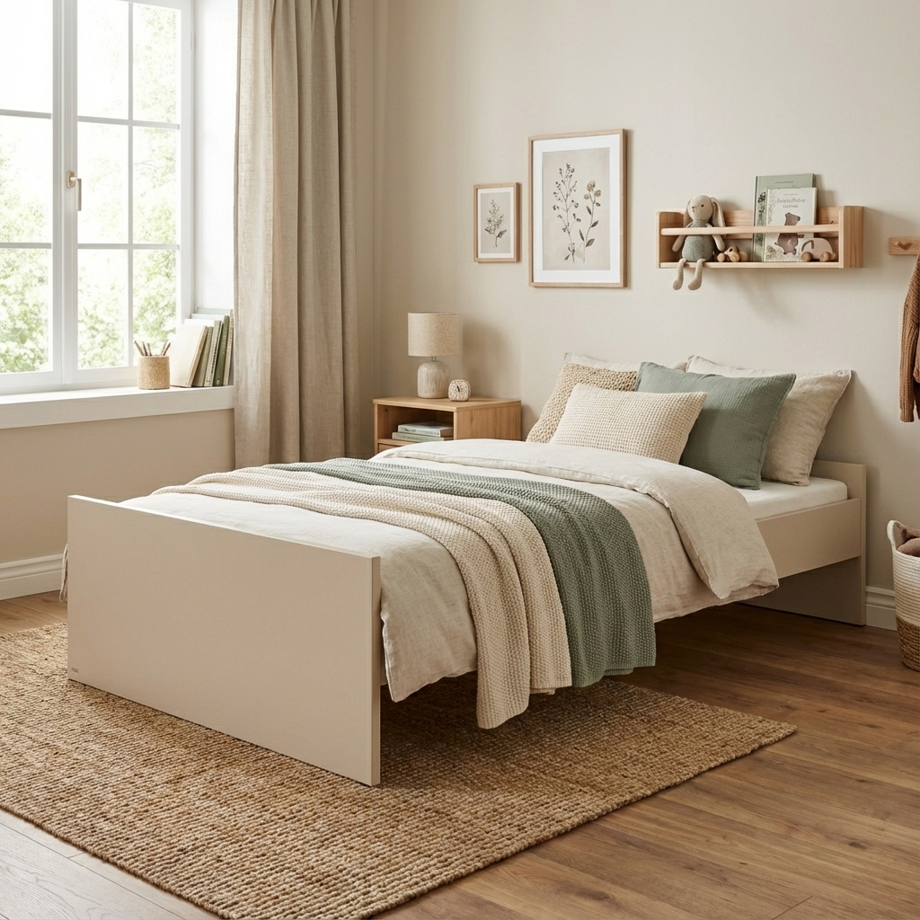 Bett Little Flo Beige, 120 x 200 cm 7