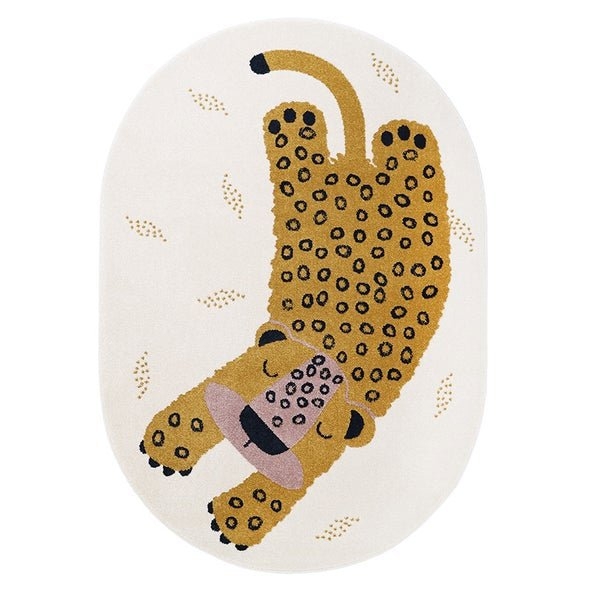 Teppich Kleo Leopard Gelb 1