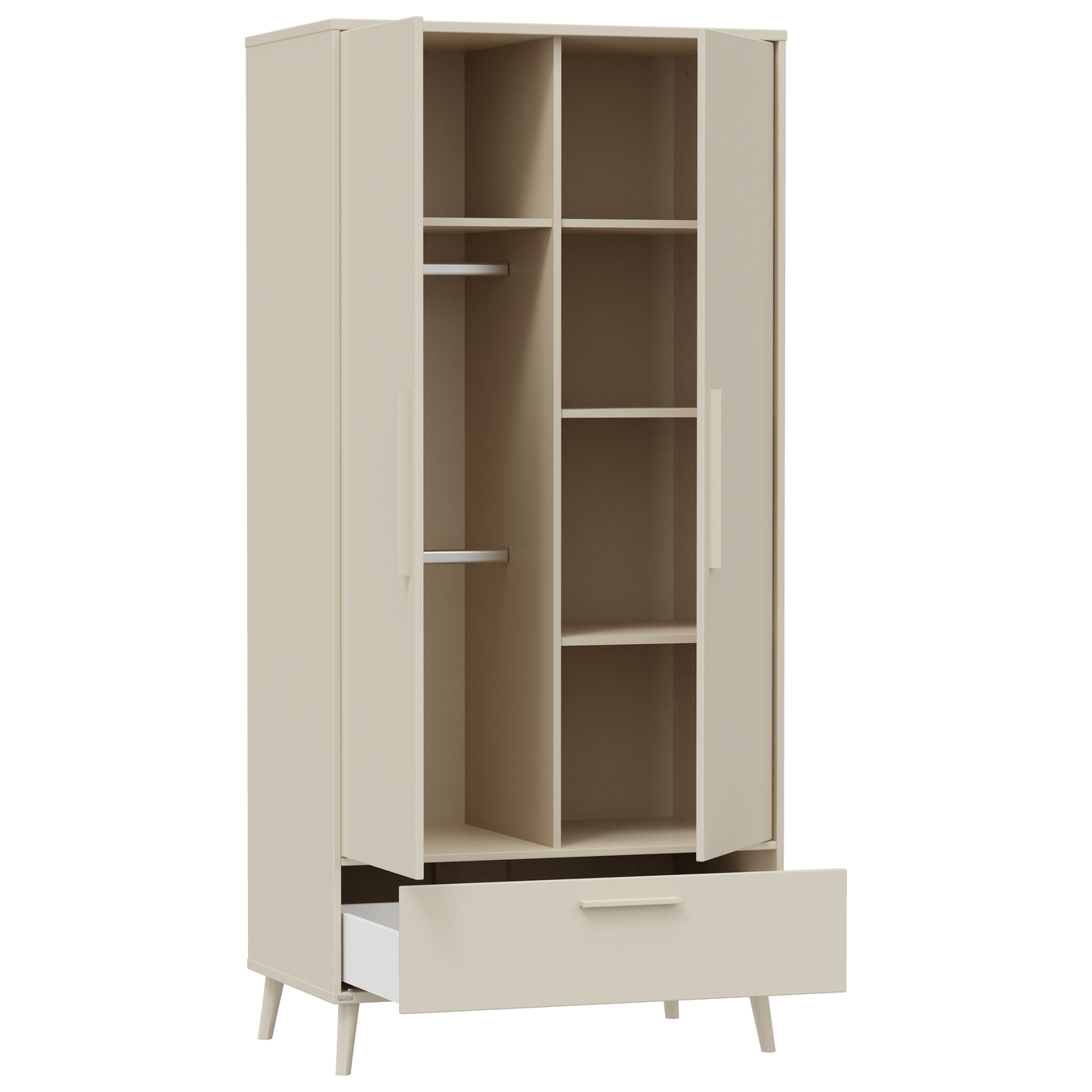 Kleiderschrank Eefje 2-türig, Cashmere Beige 4