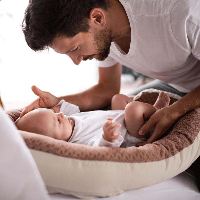 Babynest Comfort Fische Braun 2