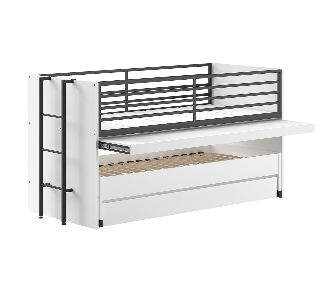 Etagenbett Sam mit viel Funktion Weiss 6