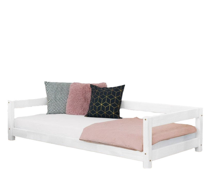 Bett Study inkl. Absturzsicherung Weiss 1