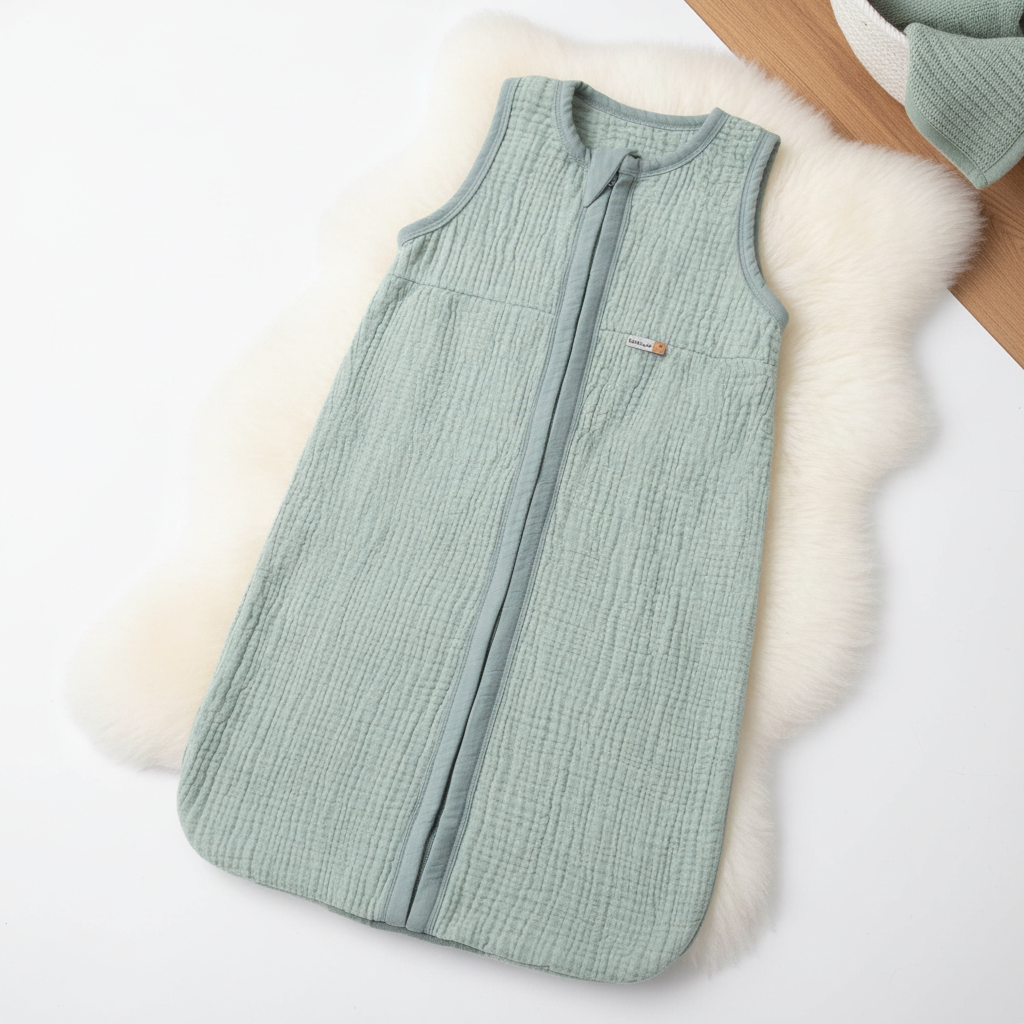 Schlafsack Sommer Grün, 90 cm 3