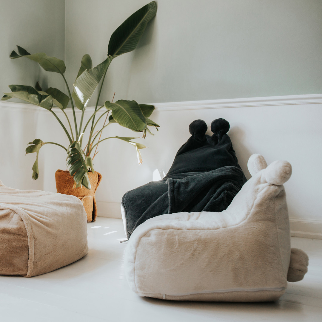 Sitzsack Teddy S Grau 3