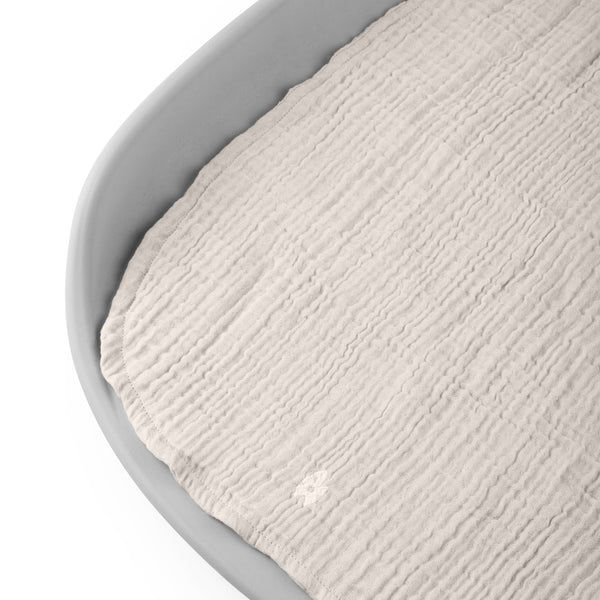 Wickelunterlage Musselin 2er Set Altrosa 5