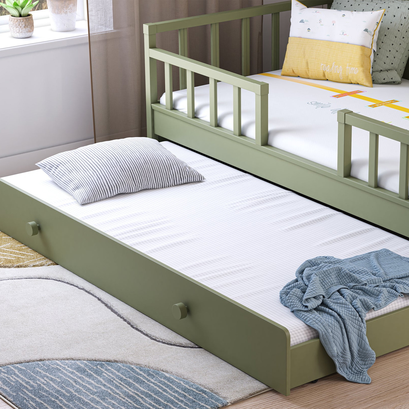 Bett Loof Day mit Ausziehkasten 5