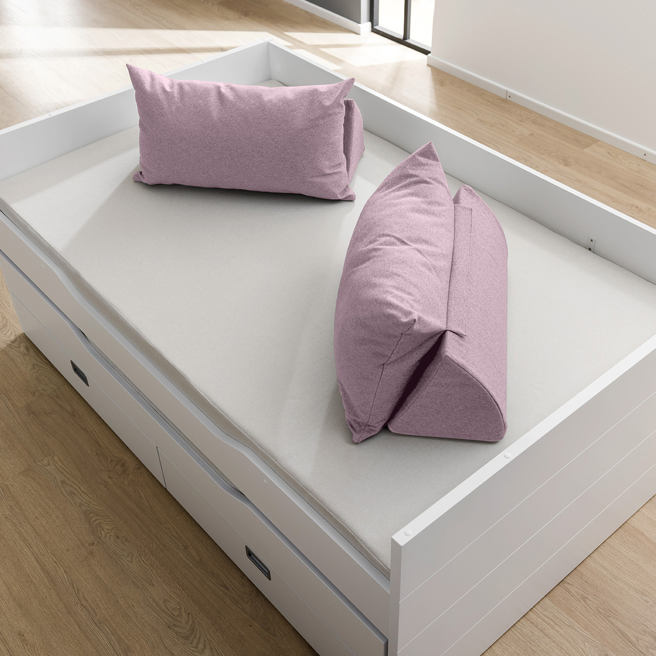 Chillkissen aus Mikrofaser Dunkelrosa