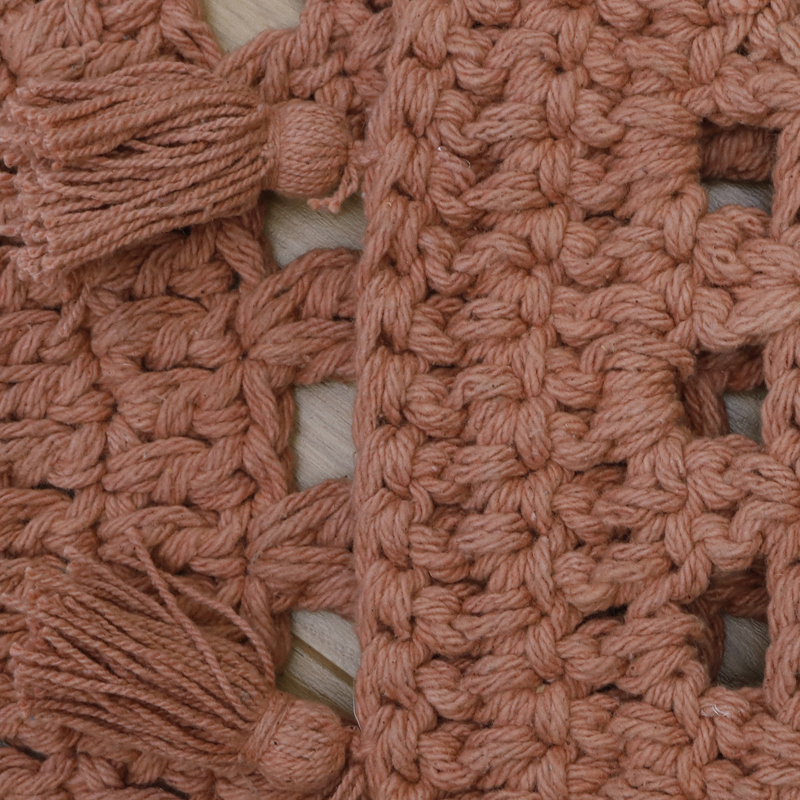 Häkelteppich Nila Kupfer 5