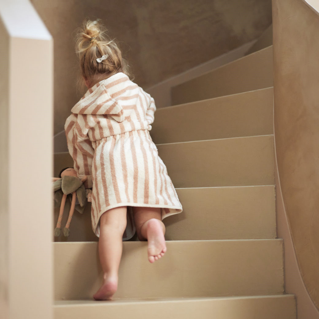 Bademantel Stripe Frottee Wild Rose, 3-4 Jahre #2