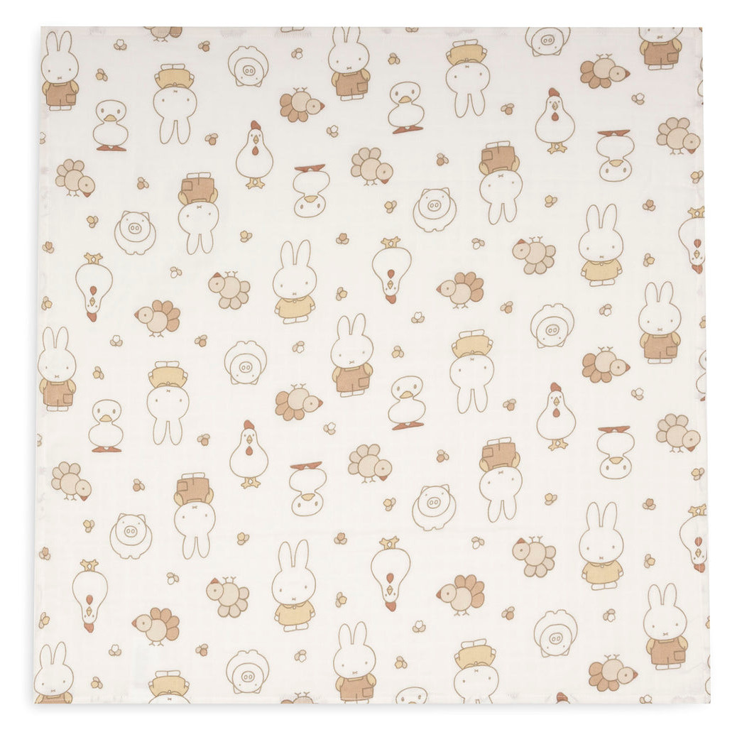 Spucktücher Miffy Family Farm 3er Set 6