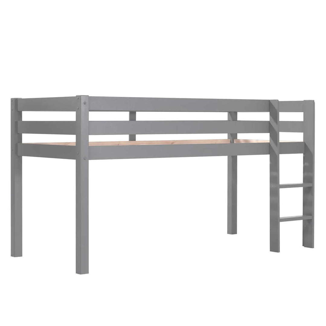 Halbhohes Bett Pino Grau 1