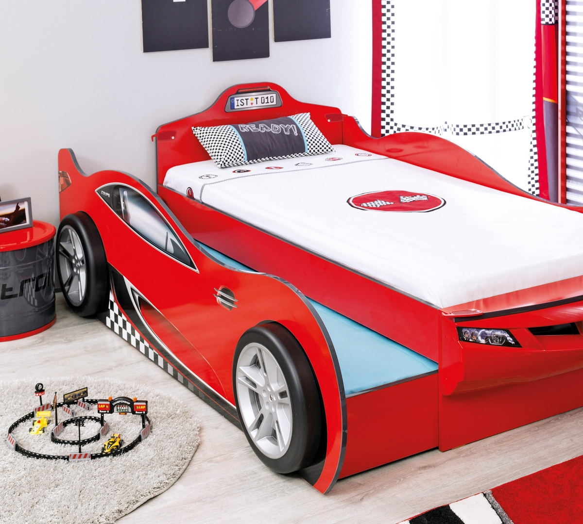 Cilek Autobett Biturbo Rot - Spielbett - Panda Kindermöbel