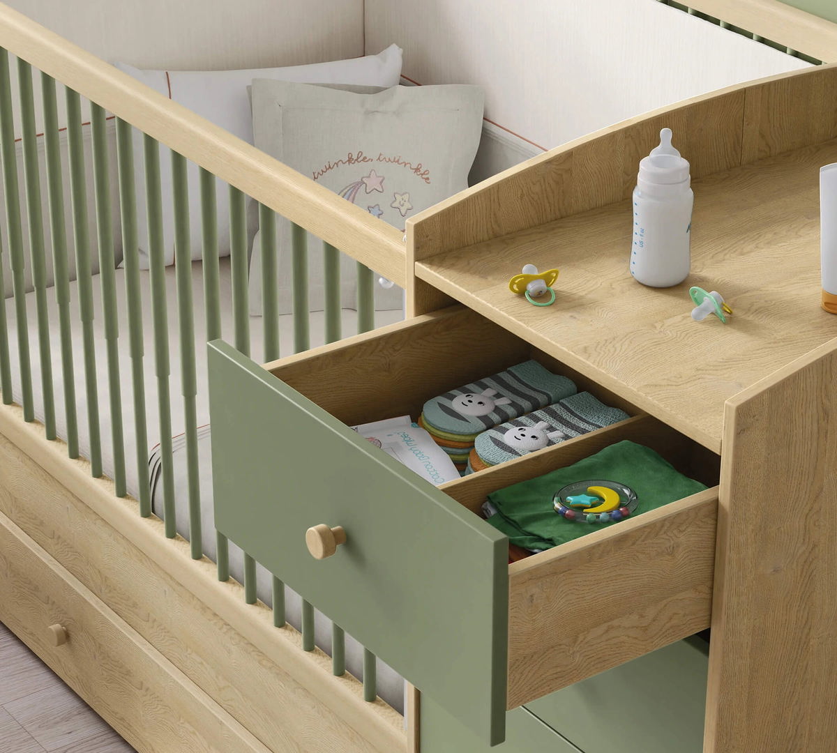 Babybett Loof Baby Umbaubar 7