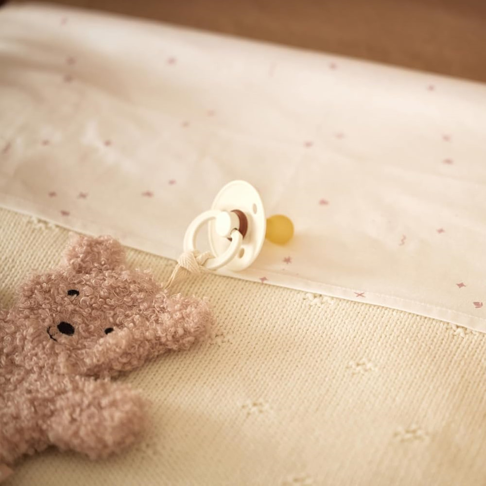 Babydecke Cosy Knit Ivory 6