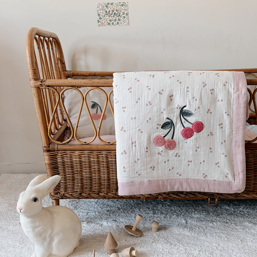 Babydecke Nova Cherry Print #2