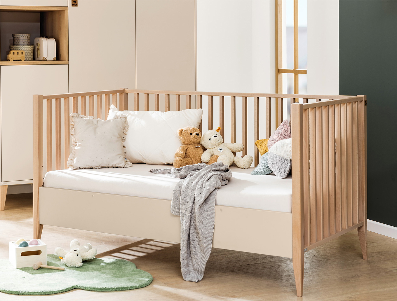 Umbauseiten für Babybett Mila & Ben 4