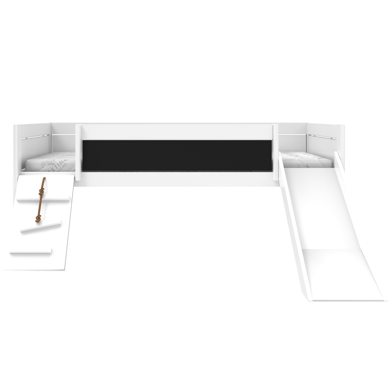 Kojenbett Climb & Slide Weiss, Rollrost 11