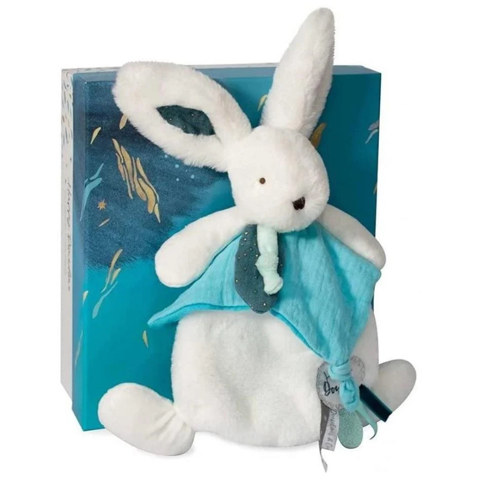 Schmusetuch Happy Pop Petrol 1