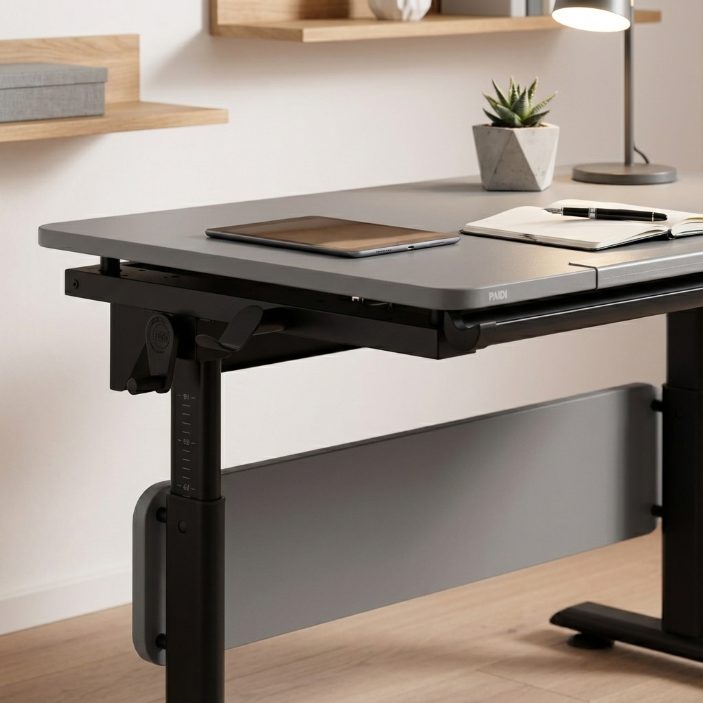 Schreibtisch Diego 105 Schwarz Grau 3