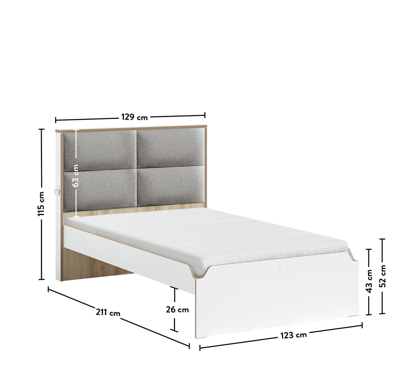 Bett Modera Standard, 120 x 200 cm 6