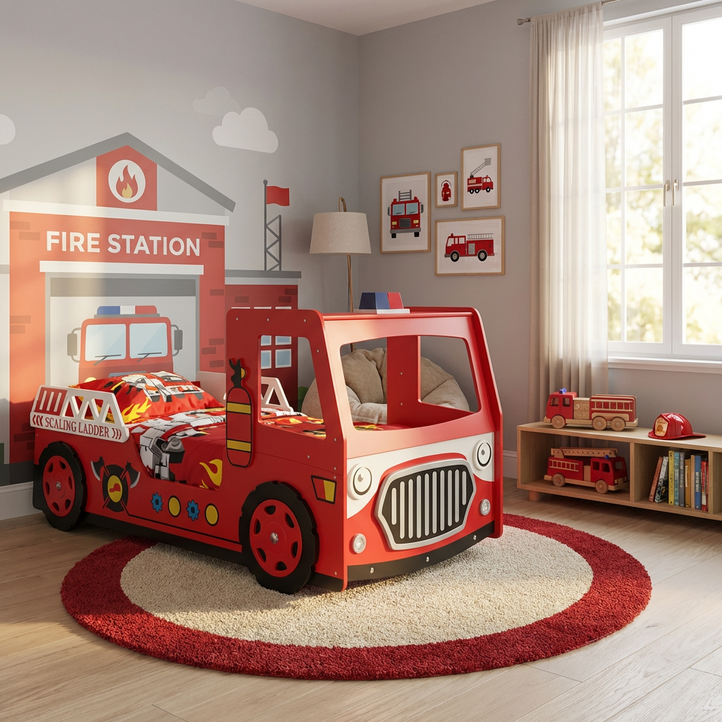 Autobett Feuerwehr 6