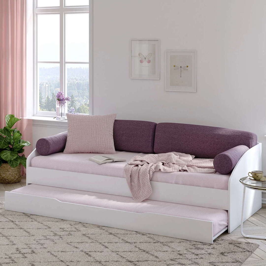 Kissen Set für Tagesbetten Pink 2