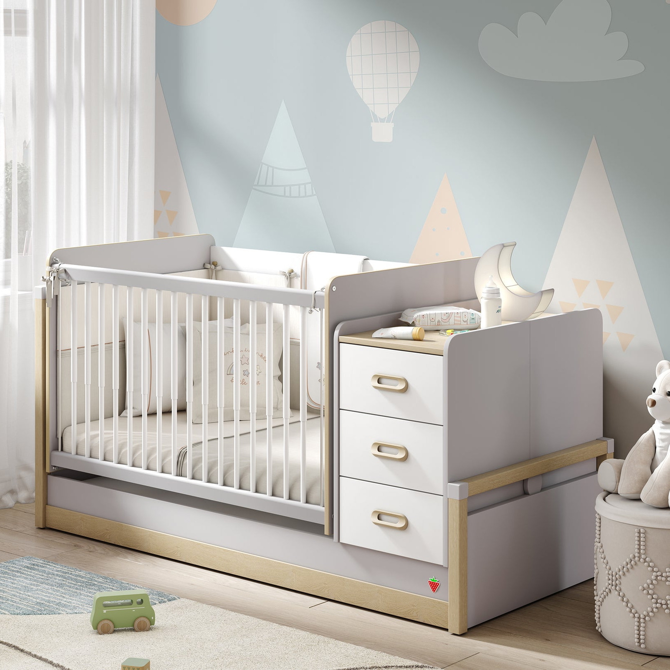 Babybett Mino Umbaubar Klein #2