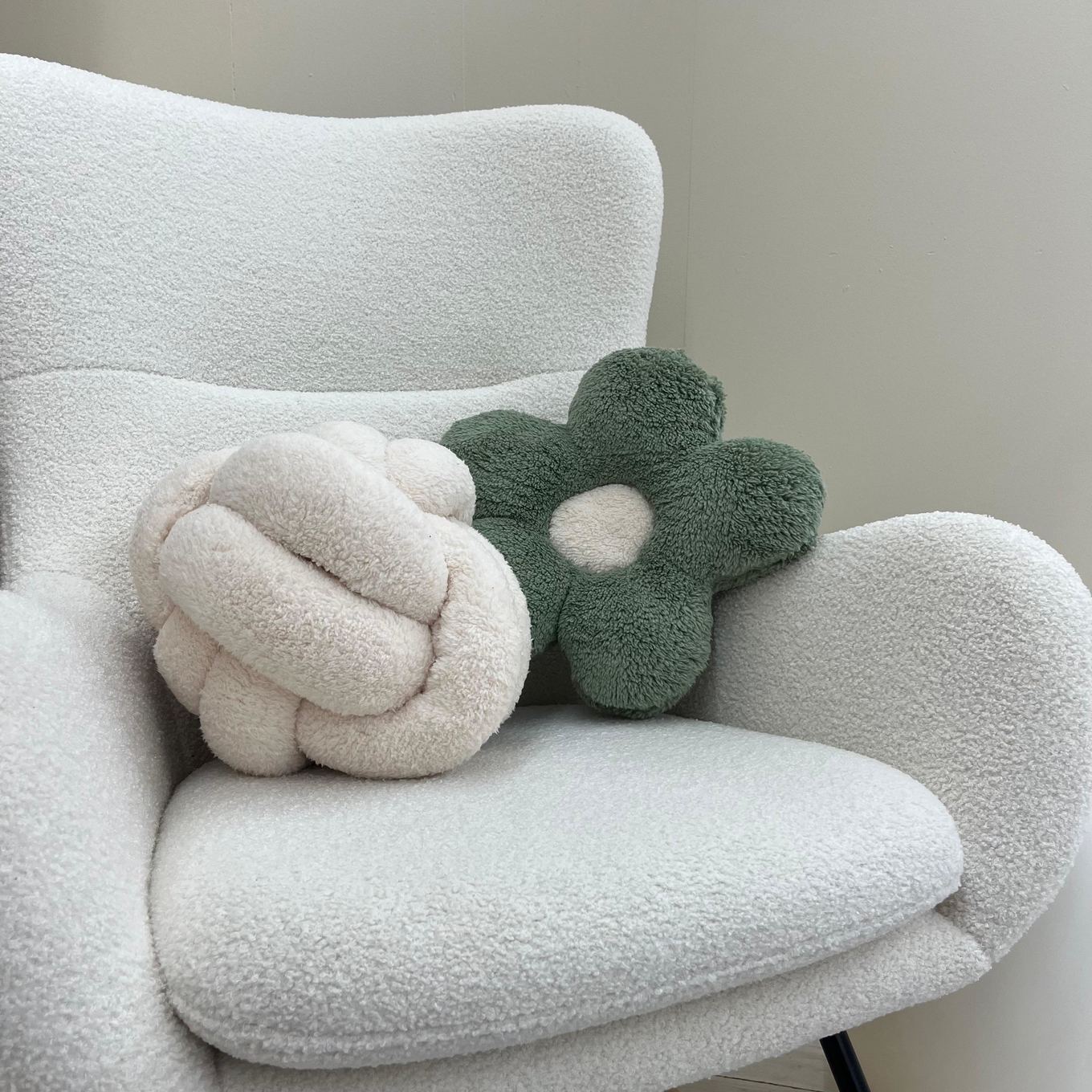 Dekokissen Blume Grün #2