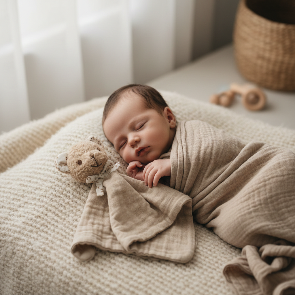 Schmusetuch Bär Latte 3