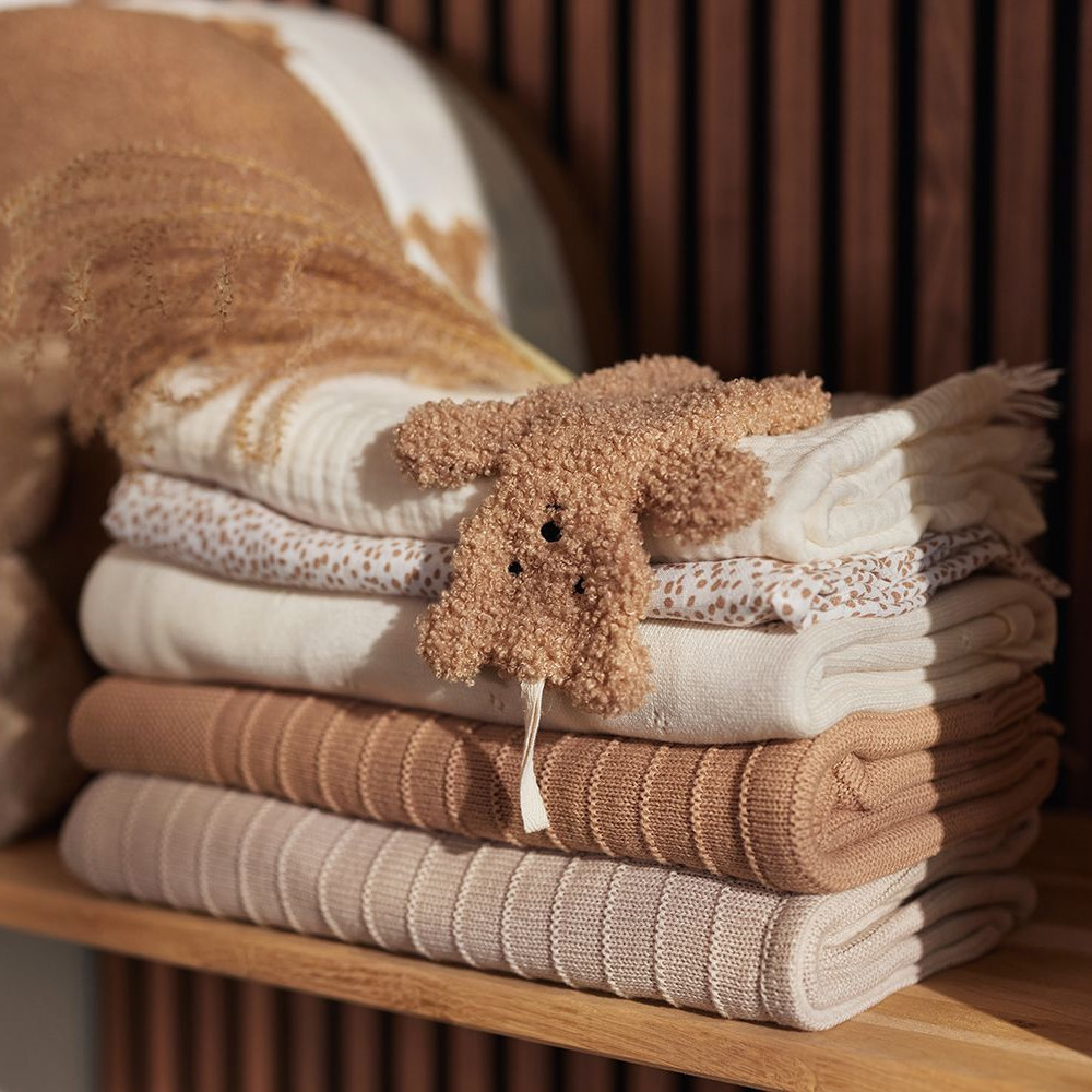 Babydecke Pure Knit Biscuit 3