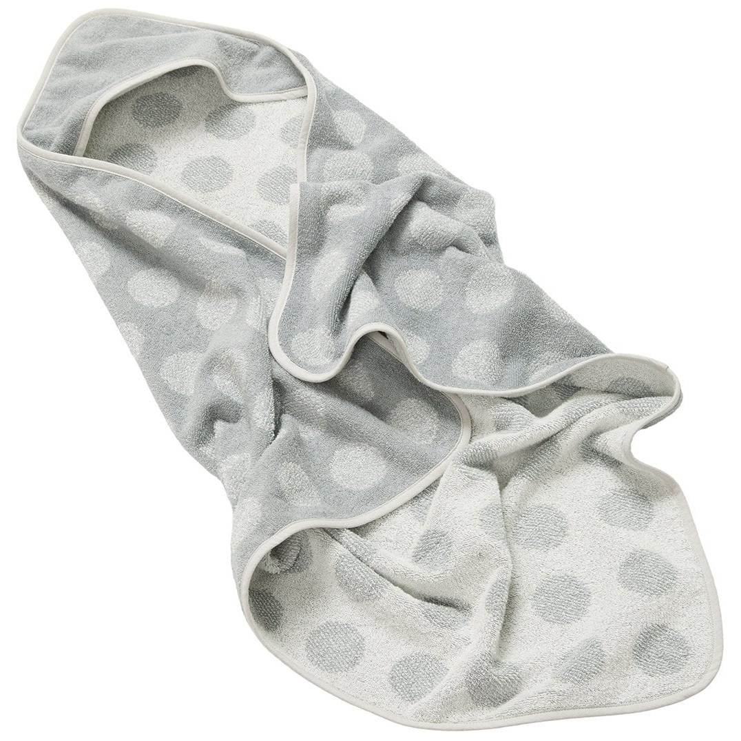 Badetuch mit Kapuze Leander Cool Grey