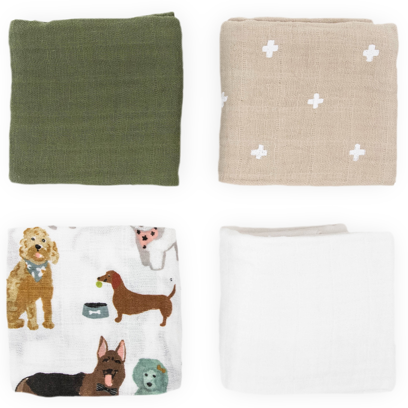 Spucktücher Woof 4er-Set 1