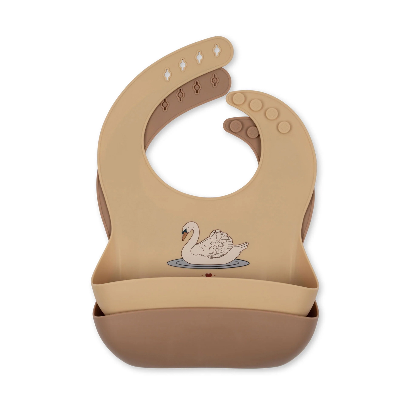 Lätzchen 2er Set Schwan 1