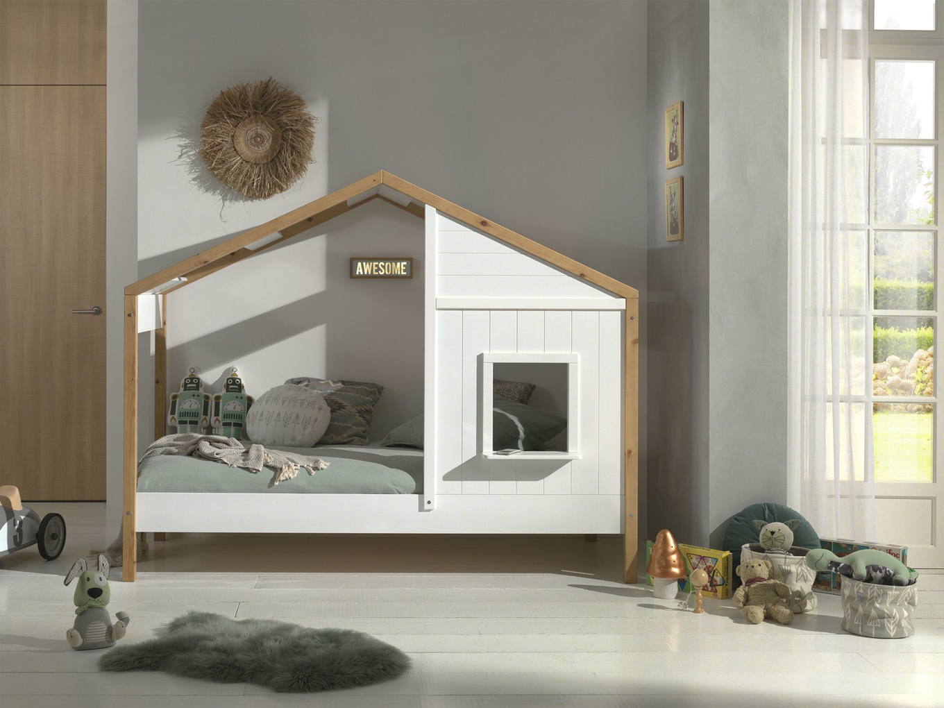 Hausbett Babs inkl. Ausziehkasten 1 Fenster 7