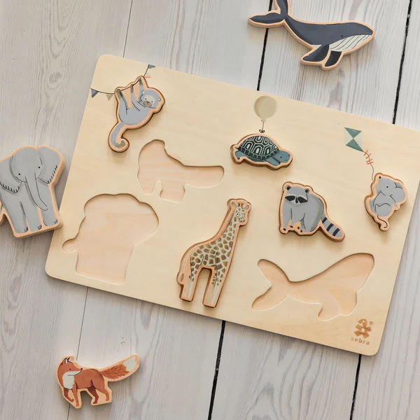 Kräftiges Puzzle World of Sebra 3